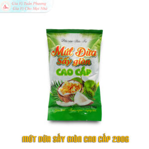 MỨT DỪA SẤY GIÒN CAO CẤP 200G